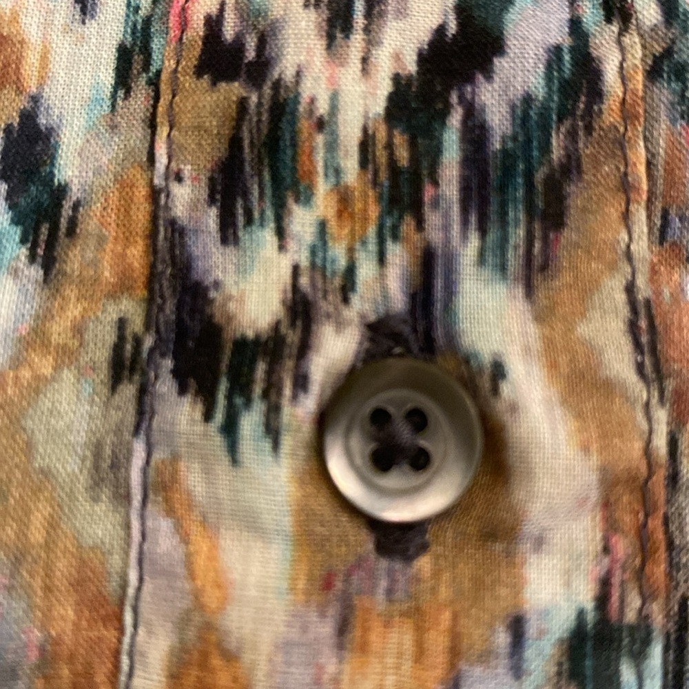 NWT NIC+ZOE Up Beat Ikat Tiered Maxi Skirt size PL Still available at Saks Fifth - Picture 7 of 13